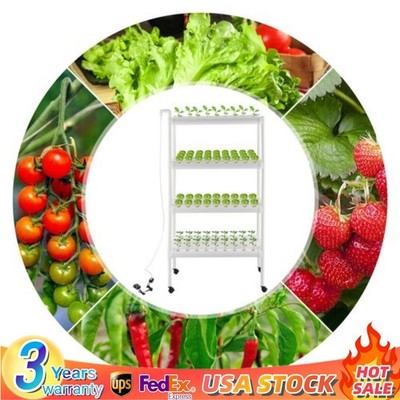Hydroponic Grow Kit Hydroponics System 108Plant Sites 4 Layers 12 Pipes