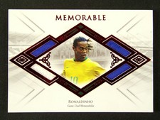 2022 Futera Unique Ronaldinho Memorable Quad Patch /5