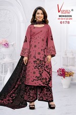 Salwar Kameez Designer Crepe Readymade Pakistan Synthetic Punjabi Indian Suit