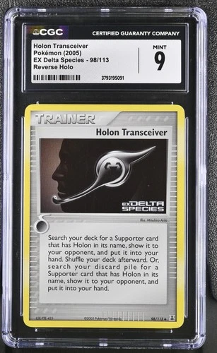 Pokemon Holon Transceiver EX Delta Species 98/113 Reverse Holo CGC 9 Mint