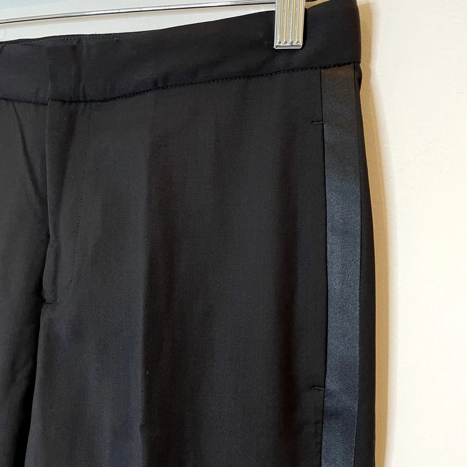 Pantalón Esmoquin J.Crew Niños Slim Ludlow Lana Italiana Ocasión Especial A8663 Negro 14 Foto 4 de 4