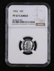 1962 NGC PF67 Cameo Roosevelt Dime