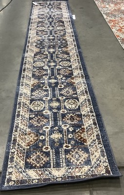 ROYAL / IVORY 2'-3'' x 14'-0'' Back Stain Rug Reduced Price 1172685199 BIJ653B-214