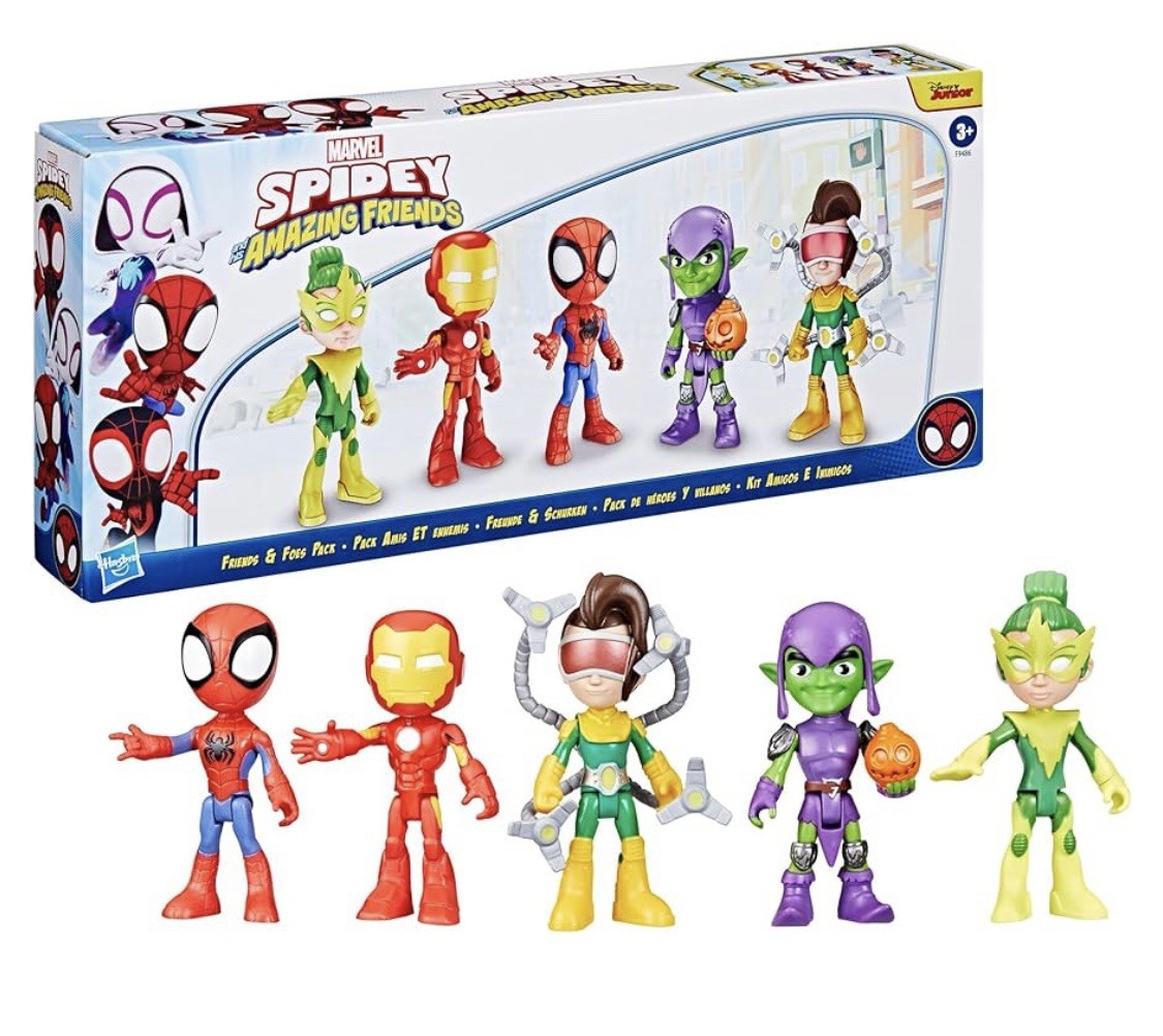 Marvel Spidey y sus increíbles amigos Doc Ock Duende Verde Electro Spidey Ironman