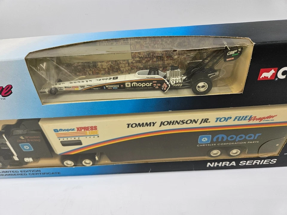 Corgi Race Image Collectables 1994 NHRA Tommy Johnson Jr Transporter & Dragster - Image 2 of 4