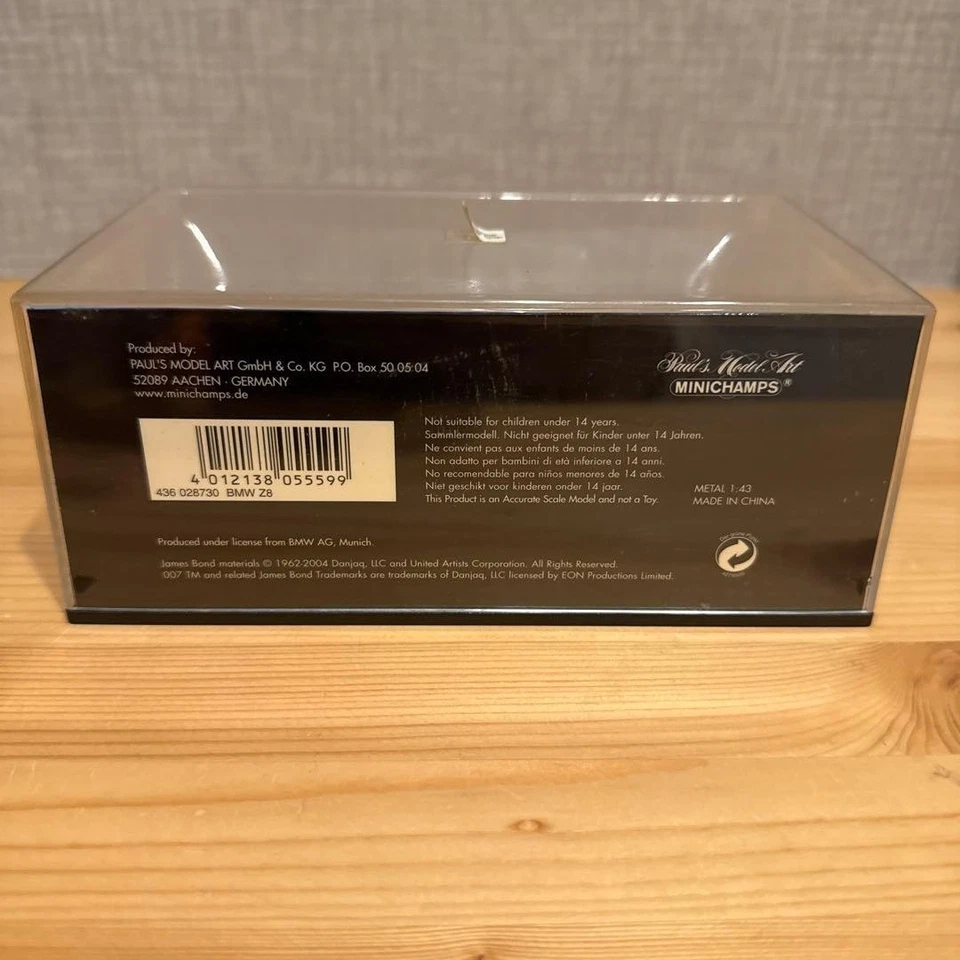 Modellino auto Minichamps 1/43 BMW Z8 007 James Bond in scala - Immagine 4 di 4