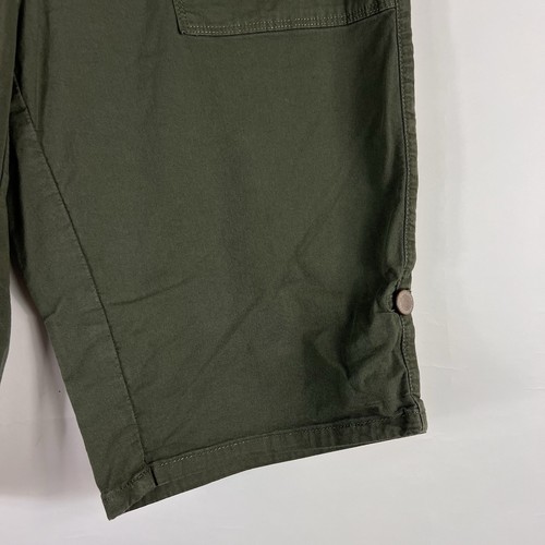Westport Shorts Women's Size 6 Bermuda Mid Rise Green Chino Khaki Stretch Twill - Picture 4 of 13