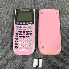 Texas Instruments TI-84 Plus Silver Edition Pink Graphing Calculator Tested Work