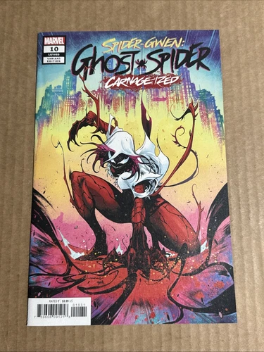 SPIDER-GWEN GHOST SPIDER #10 CARNAGE-IZED VARIANT 1ST PRINT MARVEL COMICS(2019)