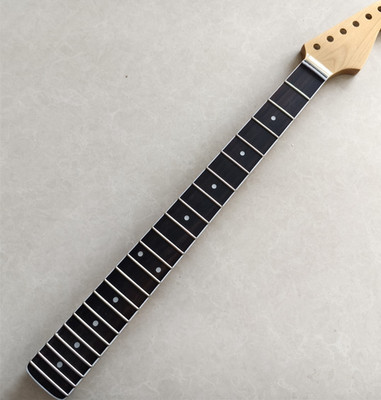 Gloss Electric Guitar Neck Baritone Style 22 Fret 27 Inch rosewood