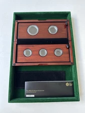 The Royal Mint 2014 Five-Coin Set Sovereign Box only - COA & Capsules Included.