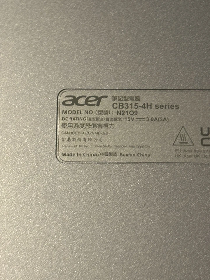 Portátil Acer Chromebook Foto 4 de 4