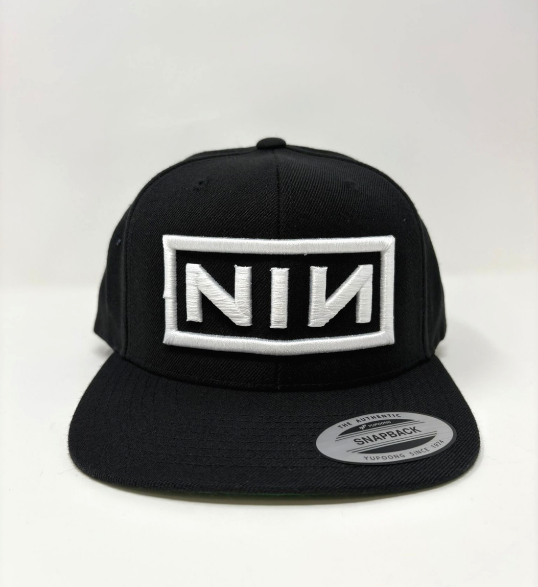 Nine Inch Nails Hat NIN Rock Hall Of Fame Snapback White Logo