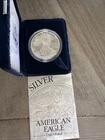1995-P GEM PROOF AMERICAN SILVER EAGLE DOLLAR W/BOX COA