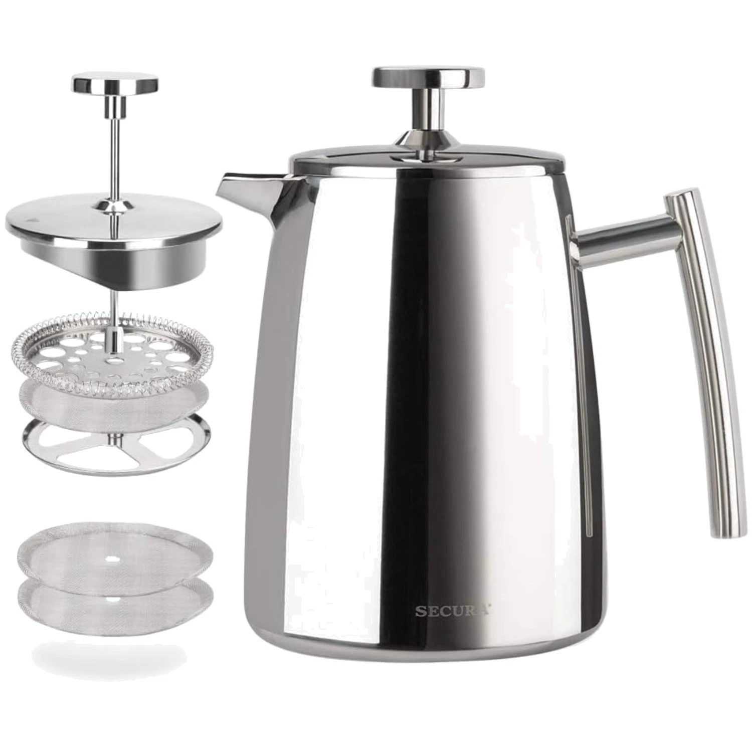 Insulated French Press with Stainless Steel Screen