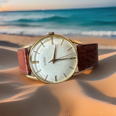 Vintage Roamer 17 Jewels Hand Wind GWO VGC MOD 414 Swiss Men s Watch-Stunning