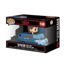 Funko Pop! Stranger Things Rides Deluxe Steve Squawk Van #138  Exclusive NEW