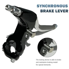 Dual Cable Linear Pulled Lockable Disc Bike Brake Lever for Trike Quad Tricycle