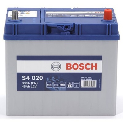 Autobatterie BOSCH S4020 12V 45Ah 330A B00 0 092 S40 200 Blei-Säure-Technologie