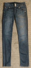Hudson Supermodel Stretch Jeans Women Sz 24 Blue Denim Skinny Leg Cotton