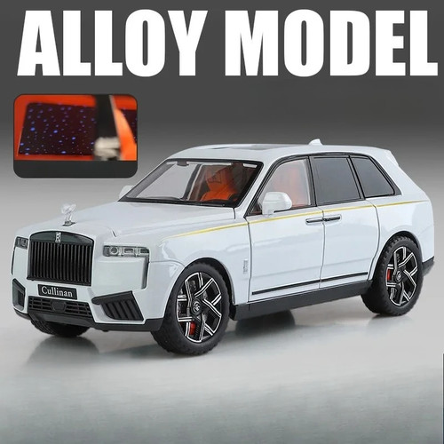 1:24 Rolls Royce Cullinan alloy car model exquisite decoration sound and light - Picture 5 of 28