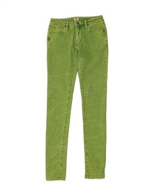 TIMBERLAND Damen Skinny Jeans W23 L31 grün Baumwolle AT03