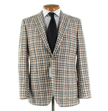 Sartorio Kiton NWT Cashmere/Silk Sport Coat Sz 50R 40R US White, Beige Black
