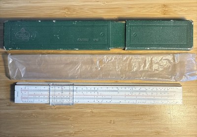 Vintage A.W. Faber Castell 1/92 German Technical Drawing Ruler Boxed Very Good
