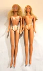 Vintage 1970's Mattel Malibu Barbie Lot of 2 Nude Dolls