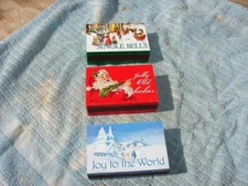 Mr Christmas Matchbox Melodies Music Box Jingle Bells, Joy to World, Jolly StNic
