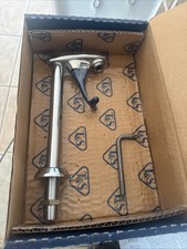 T&S Brass 5GF-8P Glass Filler, 8" Deck Mount Pedestal, 1/2" NPT Male Shank