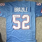 Robert Brazile #52 Houston Oilers Signed Football Jersey "HOF 18" Not Auth