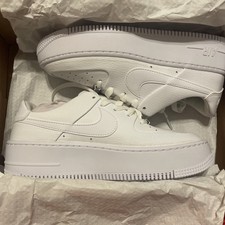 Women  s Size 7.5 - Nike Air Force 1 Sage Low Triple White AR5339-100