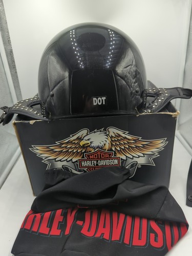 Harley Davidson Shorty Motorcycle Helmet NIB Size S Vintage See Store Sale - Picture 5 of 7