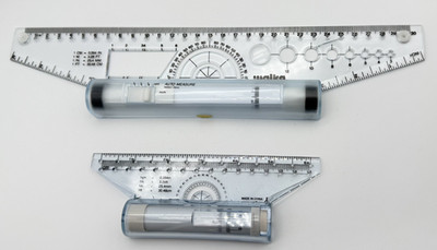 Parallel Rolling Ruler-set of two-Waika- for technical drawing and architects