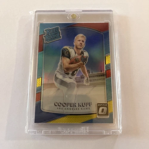 2017 Donruss Optic - Rated Rookie Cooper Kupp #179 Red and Yellow Prizm (RC)