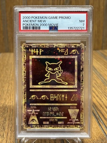 🔥 PSA 7 Ancient Mew Promo – Pokémon 2000 Movie Holo – Vintage WOTC Era 🔥
