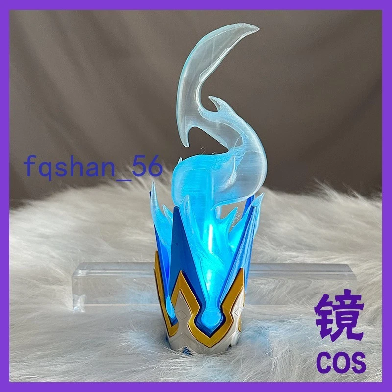 Honkai: Star Rail Cerydra Corona de Luz LED Halloween Juegos con disfraces utilería Prendas para la cabeza Horquilla Foto 3 de 4