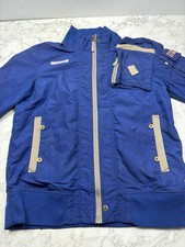 Giacca Bomber G-Star Raw Lockhart Blu Cargo Utility Militare Taglia L Raw Denim