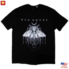 Vintage Bad Omens Moth T-shirt, Retro Heavy Metal Band Tee, Gift For Fan