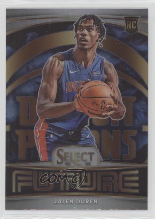 2022-23 Panini Select Select Future Silver Prizm Jalen Duren #25 Rookie RC 02ez