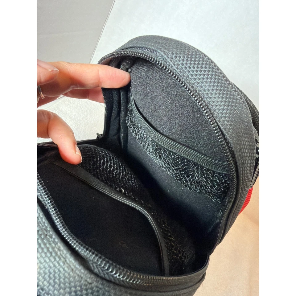 Mochila Nintendo Game Boy Advance SP roja negra funda de viaje para consola de juegos Foto 3 de 3