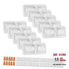 12V Led RV Ceiling 1100 Lumen Double Dome Light Frosted 10 Count Pack of 1