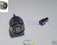 1 x RP-TNC Male Straight Solder Crimp RG316 RG174 RG179 LMR100 RF Cable USA