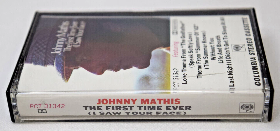 Johnny Mathis The First Time Ever (I Saw Your Face) 1972 Columbia Cassette Rare - Image 4 of 4