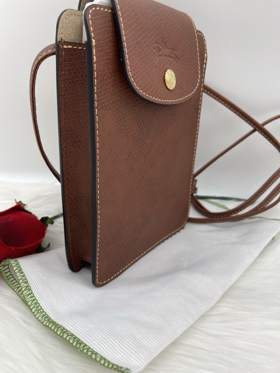 AUTH NWOT Longchamp Epure Notebook XS Pouch Crossbody Bag In