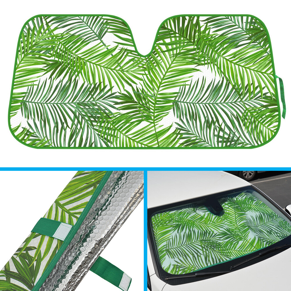 Leaves Auto Sun Shade Visor Windshield Front Car Window UV Sun