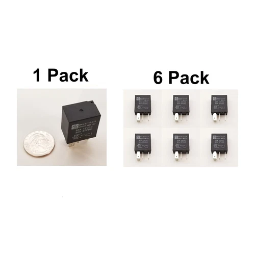 Micro Relay 12V 5 Pin 30amp Universal Automotive Sealed High Quality - 1x 6x -