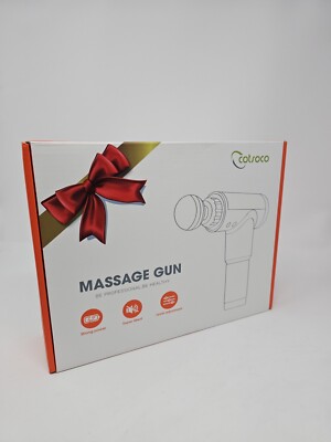 Cotsoco Massage Gun Cordless Handheld Massager 6 Speeds - Black