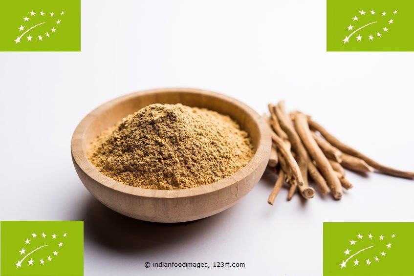 Adatto Estratto Di Radice Di Ashwagandha Biologico Cibo Di Grado Naturale A Base - Foto 12